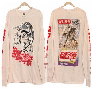 Star Wars x Speed Racer Unisex Size M Double Sided Japanese L/S T-Shirt Top